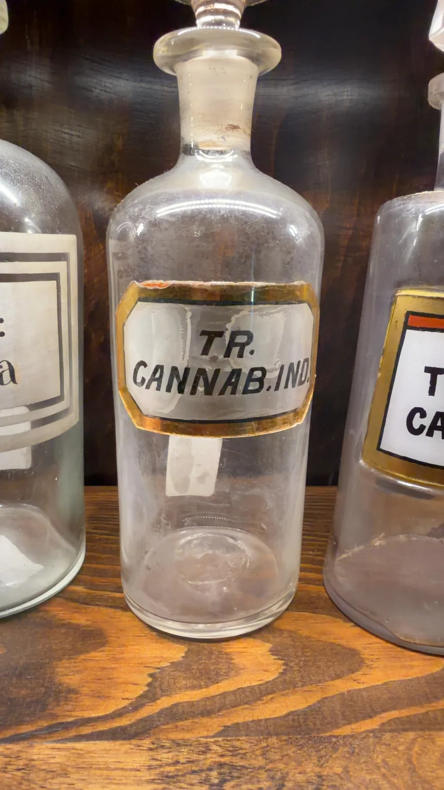 Tincture of Cannabis Indica Apothecary Bottle