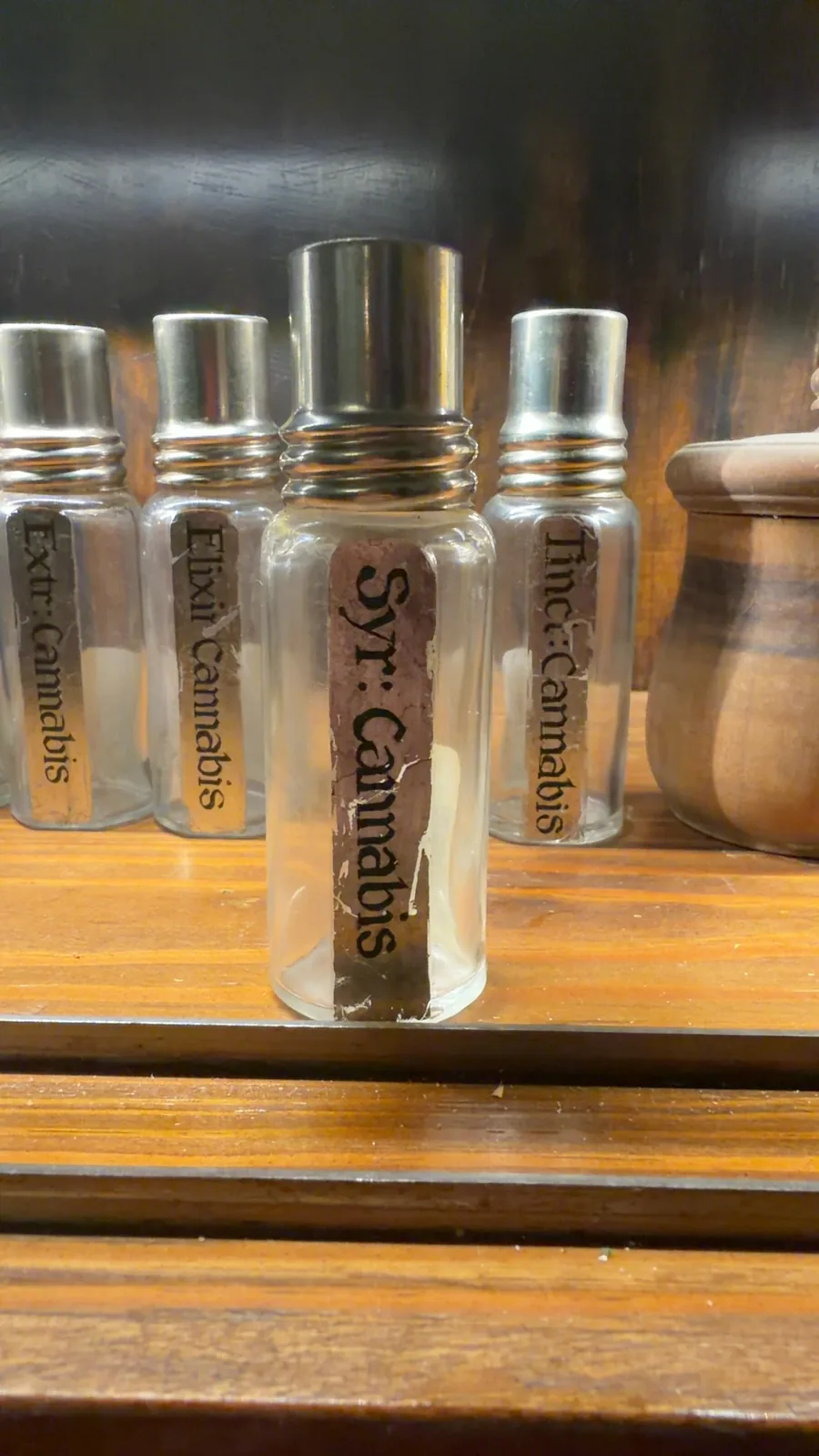 Syr: Cannabis Pharmacy Bottle