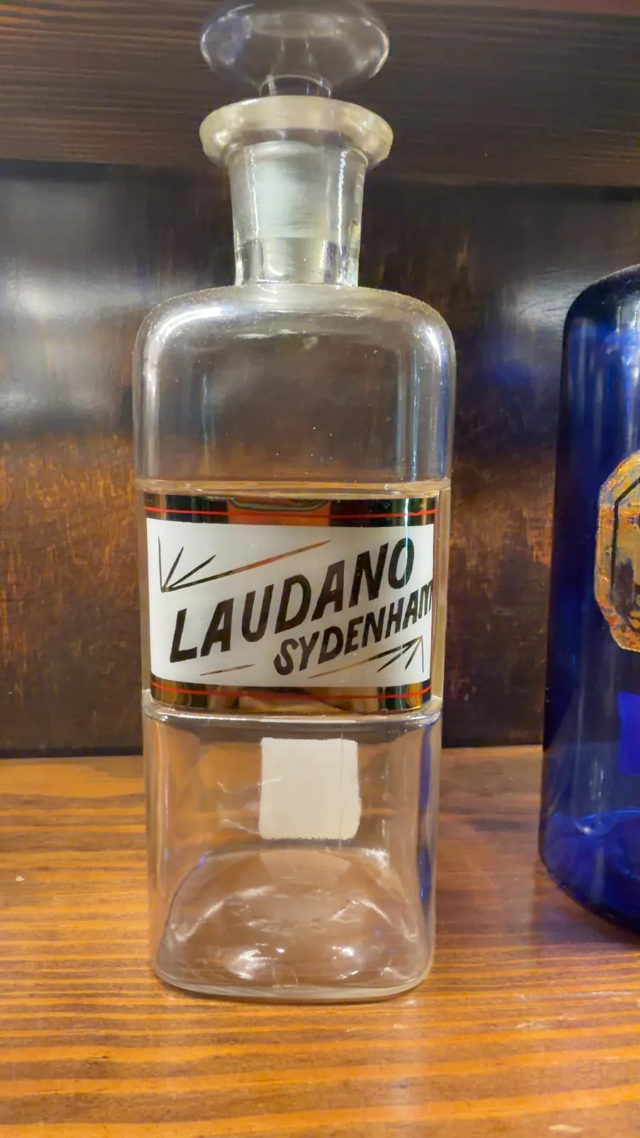 Laudano Sydenham Apothecary Bottle