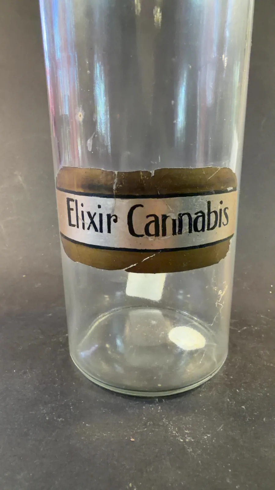Elixir Cannabis apothecary bottle