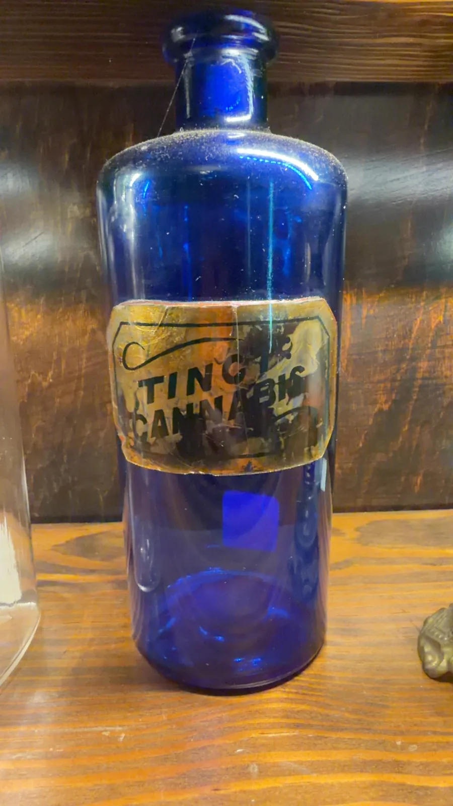 Cobalt Blue Apothecary Bottle