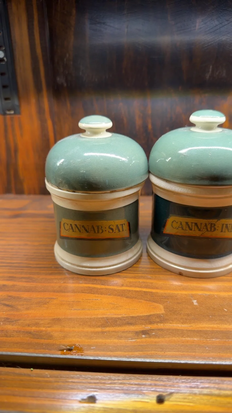 CANNAB: SAT. Apothecary Jar