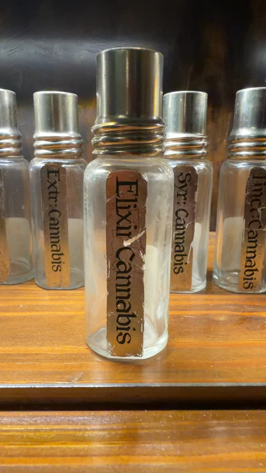 Elixir Cannabis Apothecary Bottle