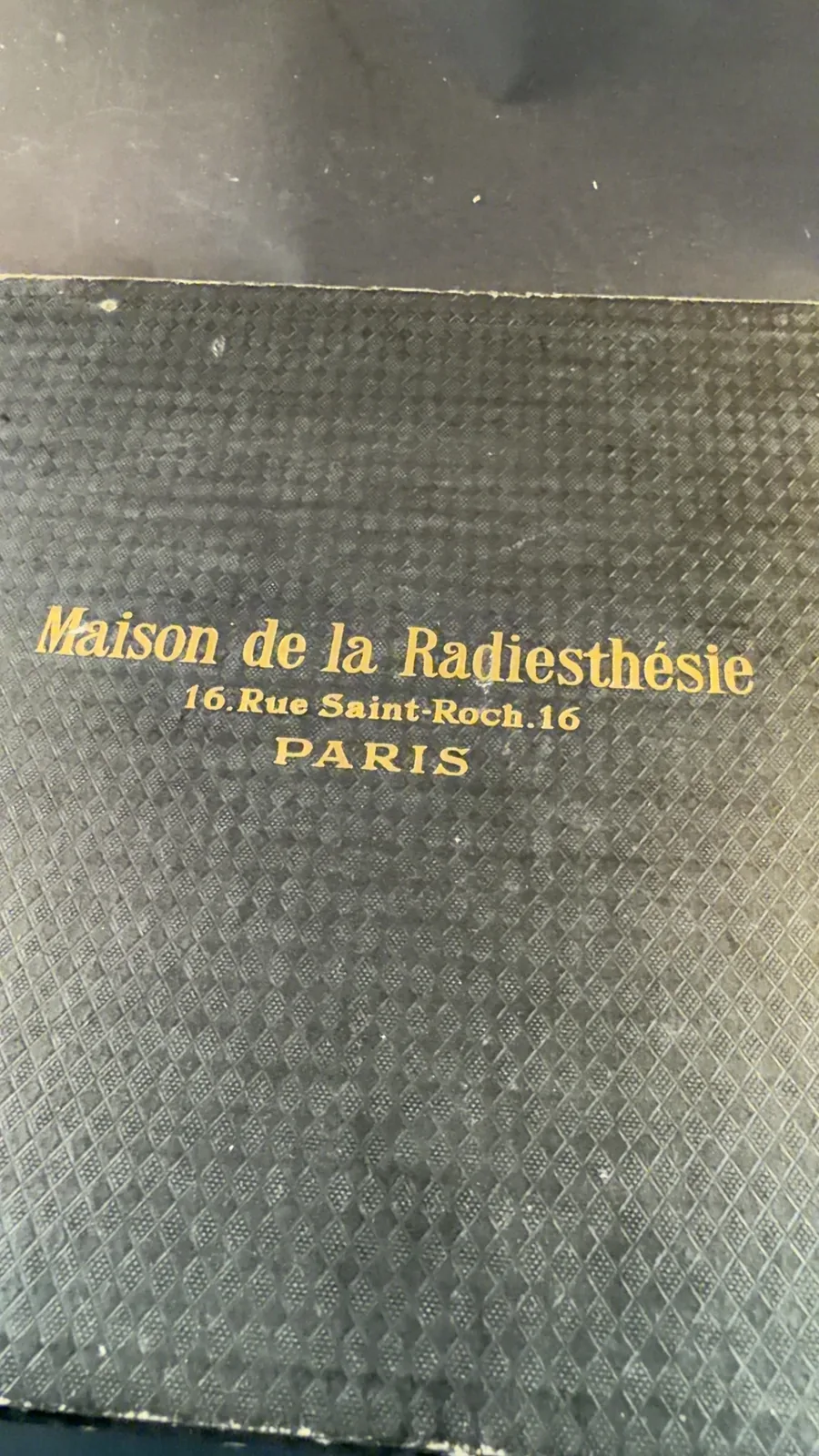 Diagnostic Radiesthésie Specimen Set